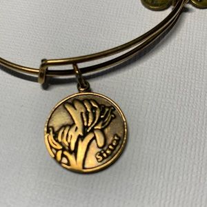 3/$15 Alex and Ani Sister rafaelian gold tone Sister bracelet